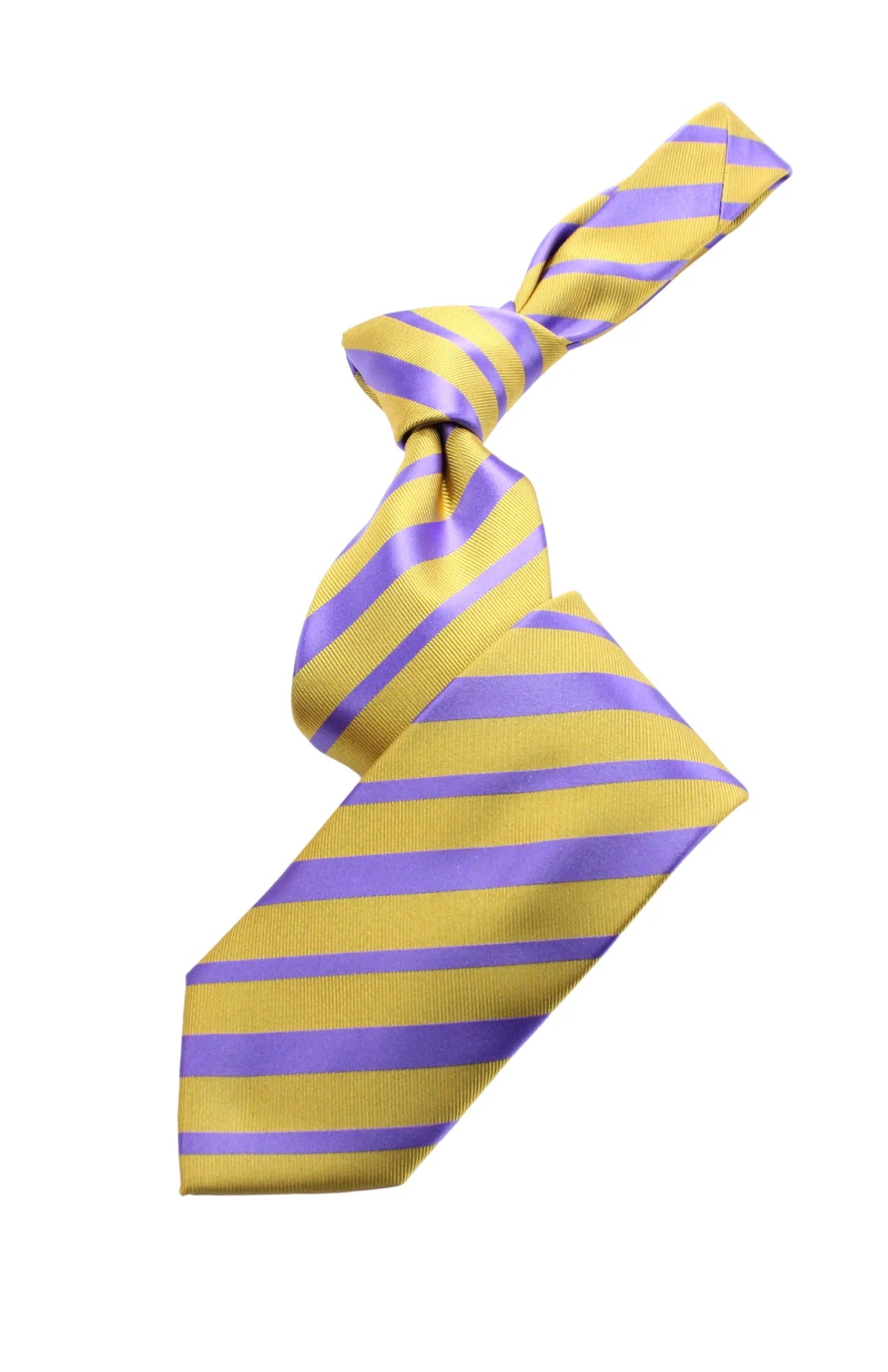 Arabian Stripe A4 | Gold & Purple | Tie & Pocket Square