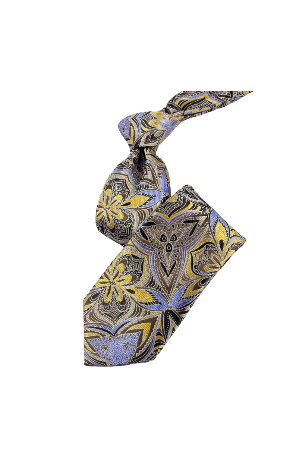 Azure 3 | Multi Color Brown | Tie & Pocket Square