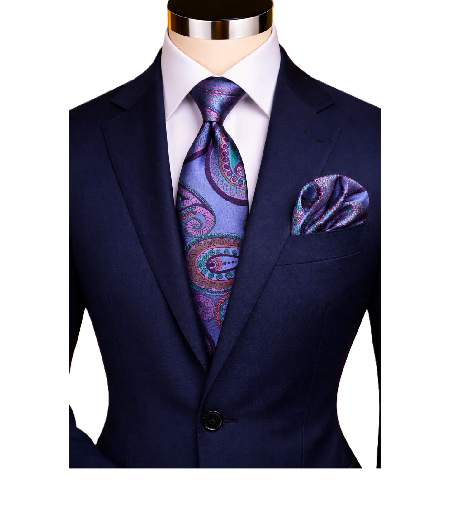 BRONO 4 | TRU BLUE 1 | TIE & POCKET SQAURE