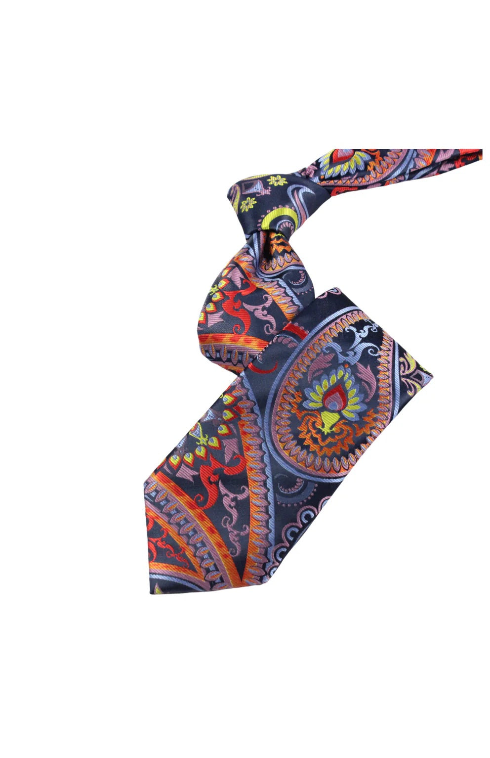 Bentley GT 5 | Multi Color Navy | Tie & Pocket Square
