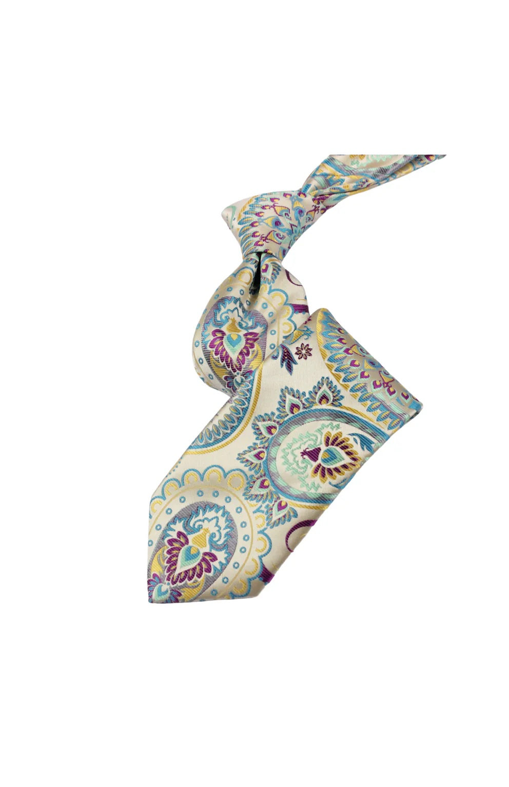 Flying Spur 5 | Multi Color Cream | Tie & Pocket Square