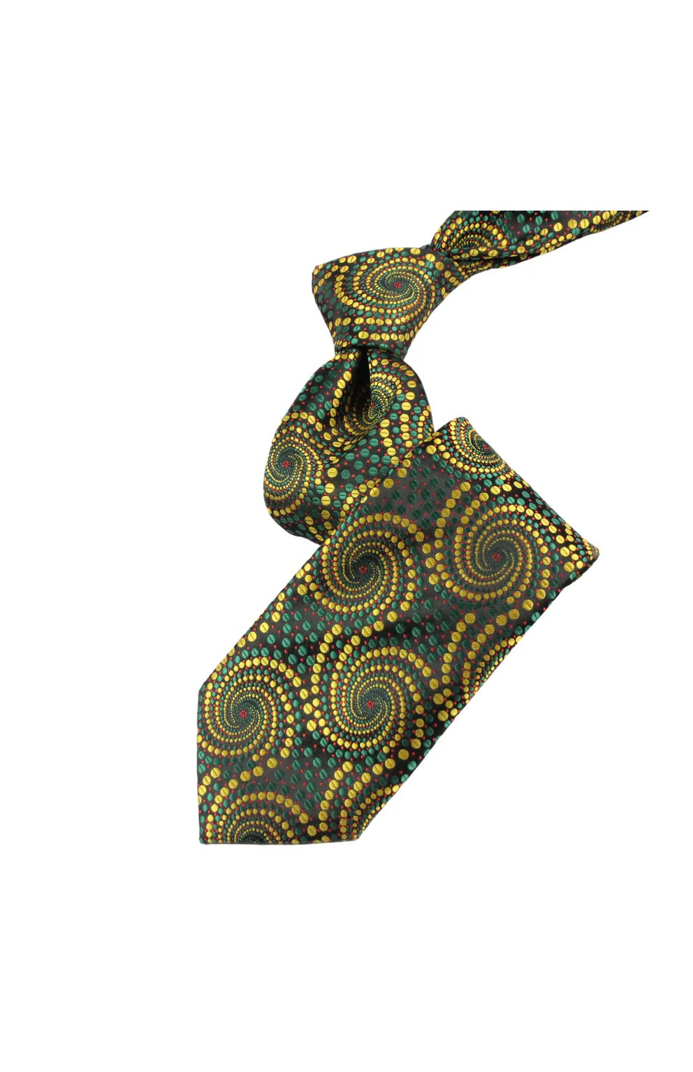 Bentayga 7 | Black Yellow Red Green | Tie & Pocket Square