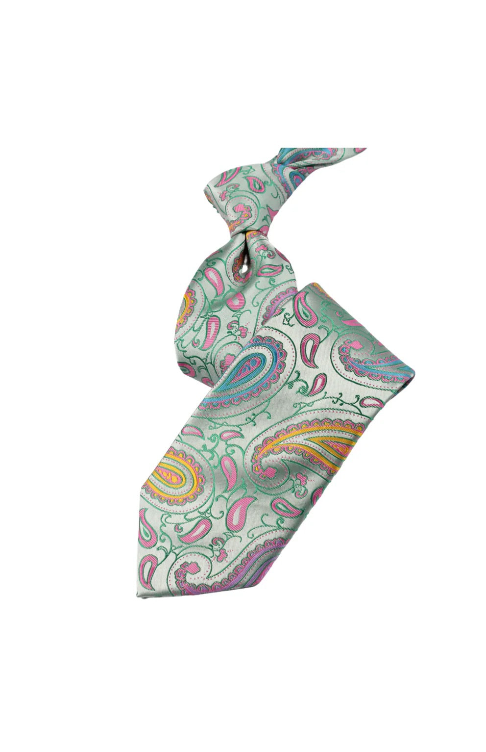 Batur 1 | Multi Color Lime | Tie & Pocket Square