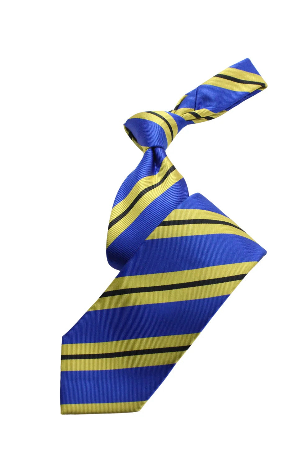 Cario Stripe A5 | Royal Blue/Yellow/Black | Tie & Pocket Square