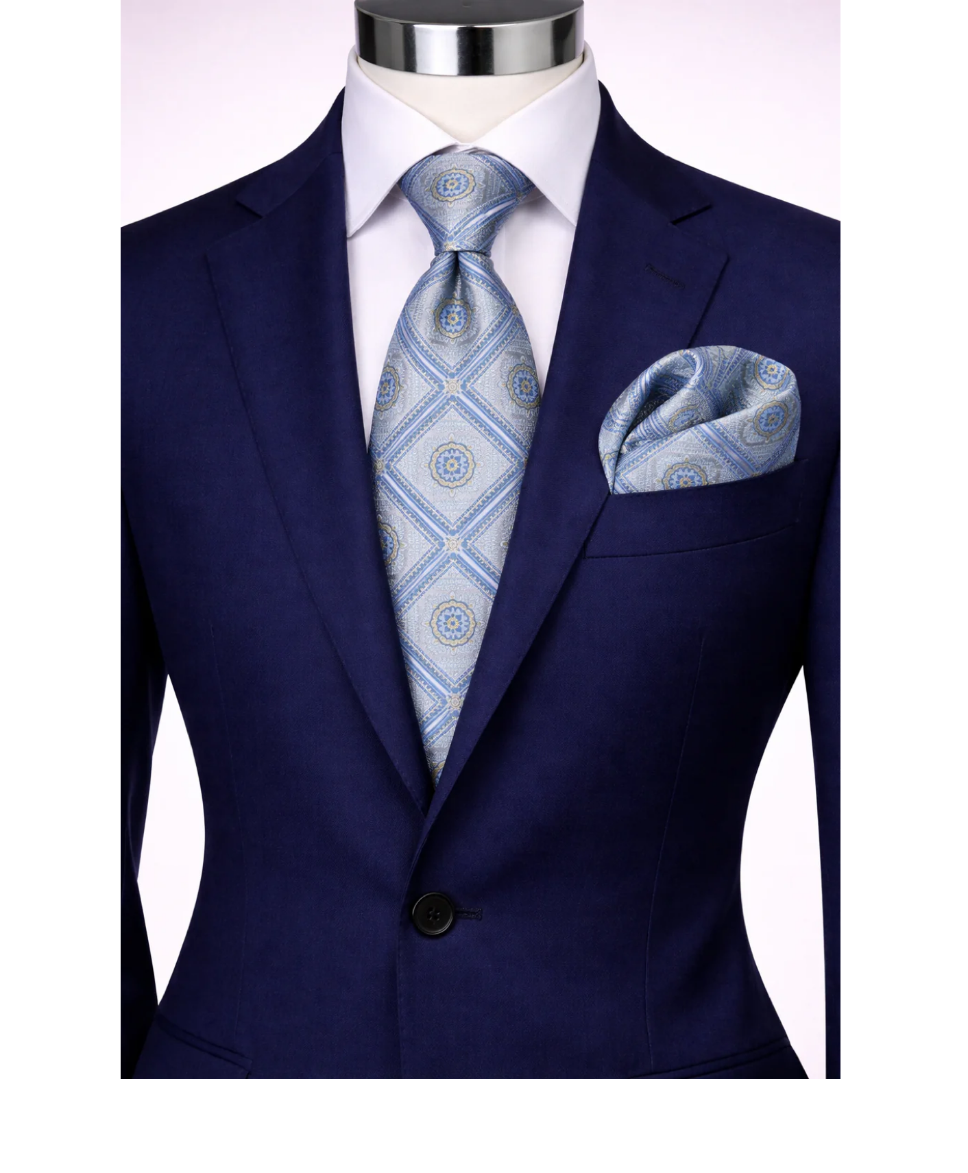 CARLO 6 | SKY BLUE | TIE & POCKET SQAURE
