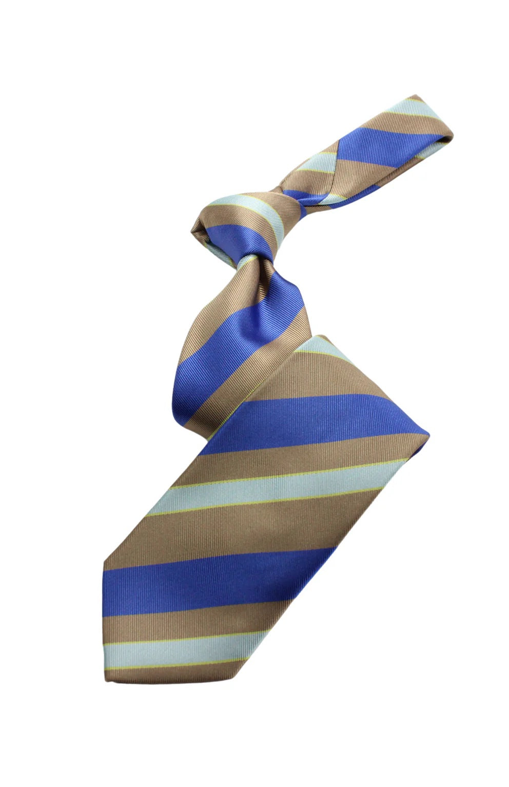 Giza Stripe A4 | Taupe/Blue/Teal | Tie & Pocket Square