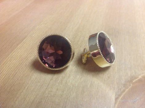 Exquisite Round Cuff Link-Coffee