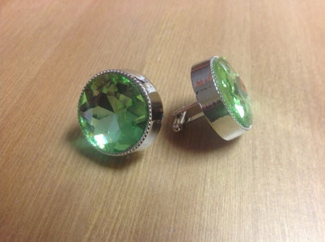 King Round Cuff Link-Mint