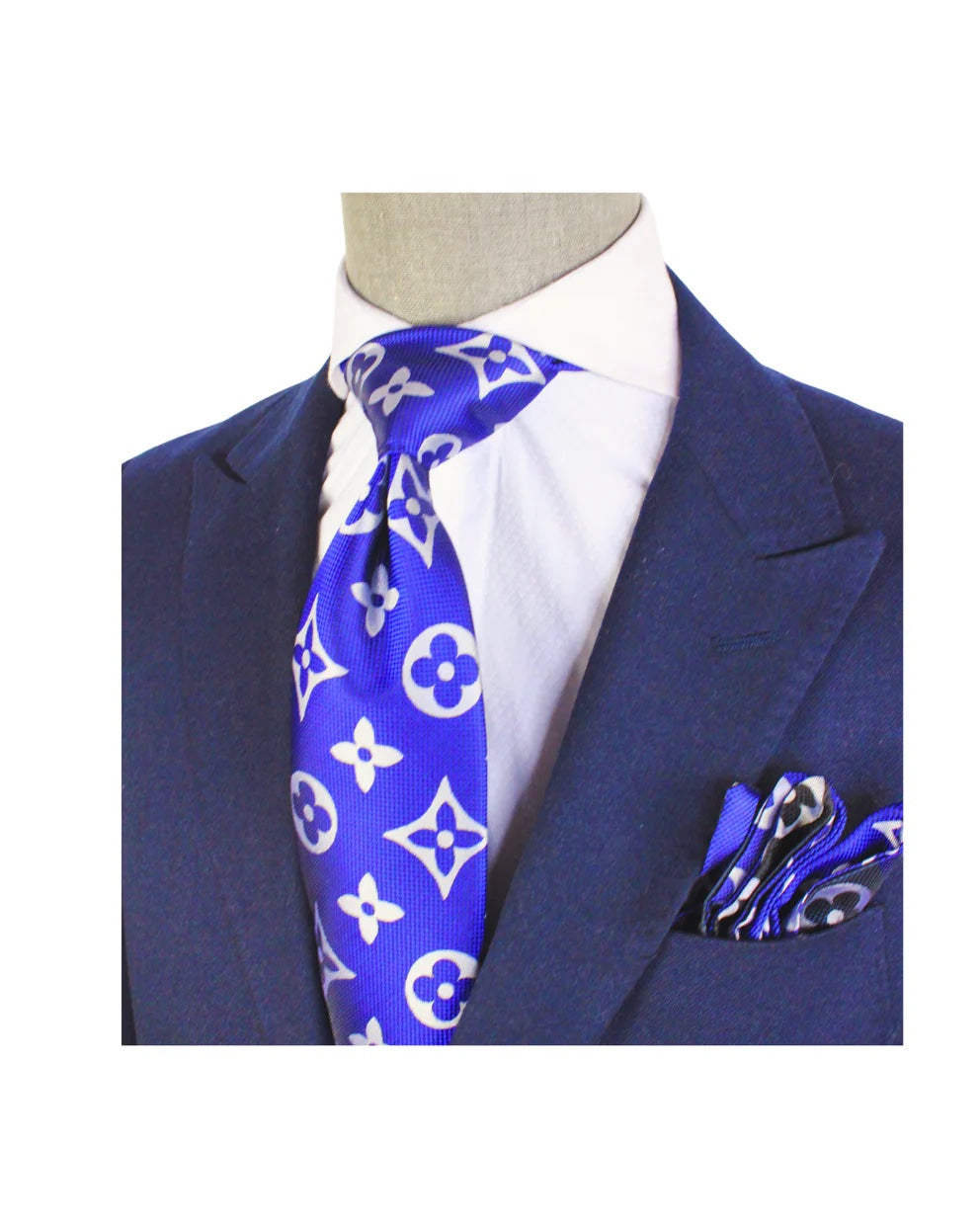 LV C7 | Royal Blue | Tie & Pocket Square