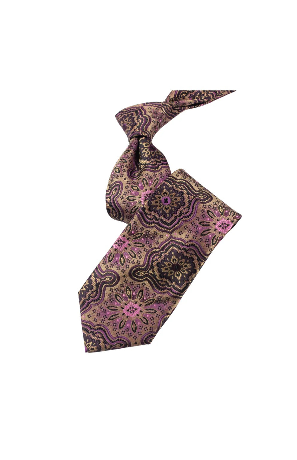 Mulliner 6 | Magenta & Taupe | Tie & Pocket Square
