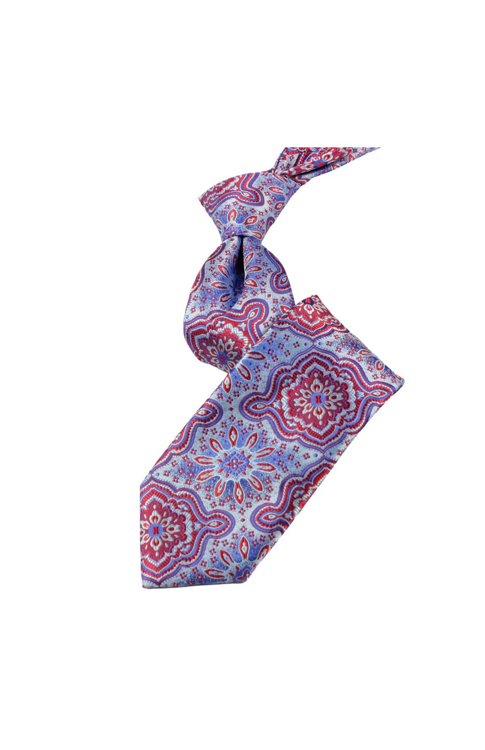 Mulliner 7 | Blue & Red | Tie & Pocket Square