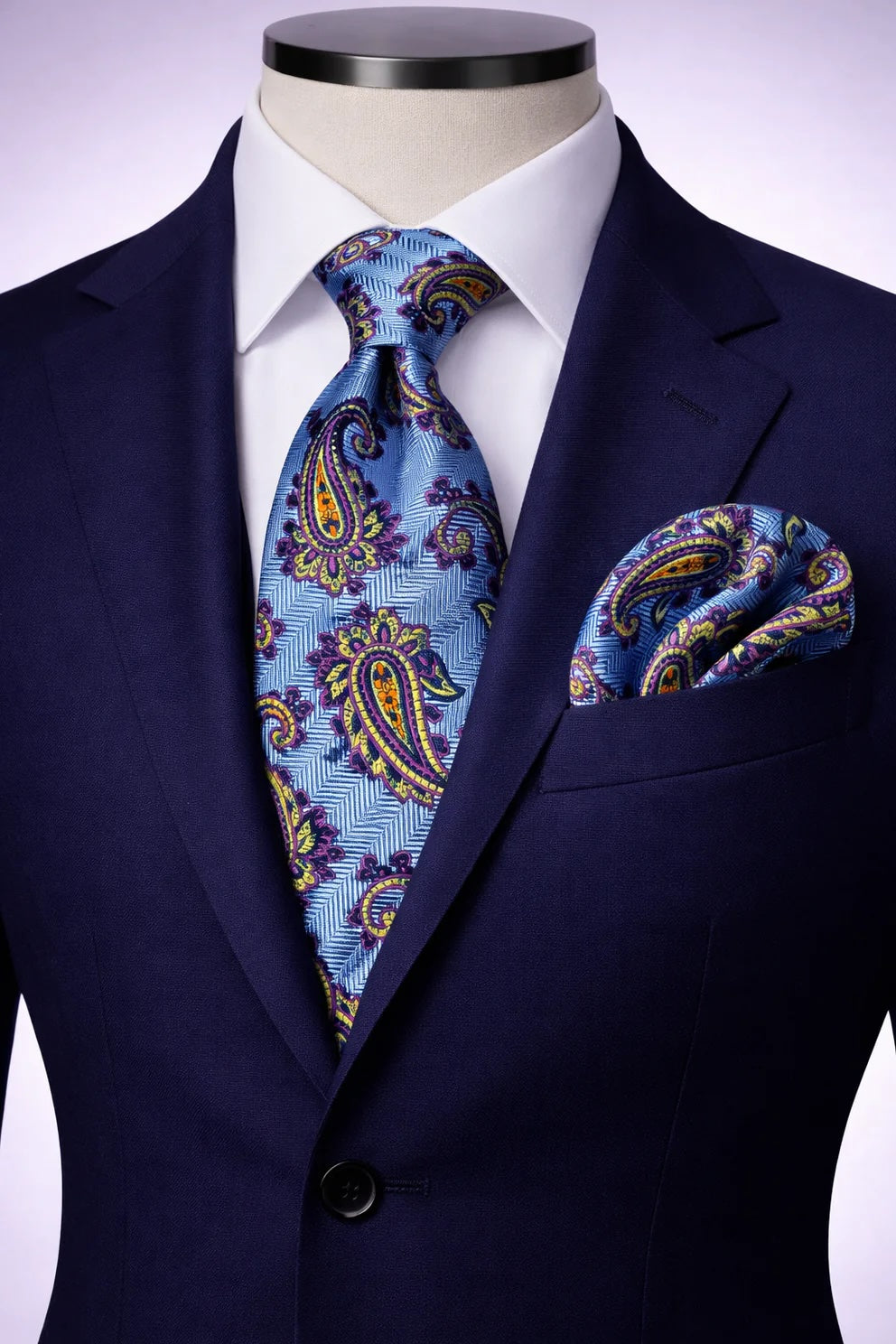 SONNY 4 | SKY BLUE | TIE & POCKET SQAURE