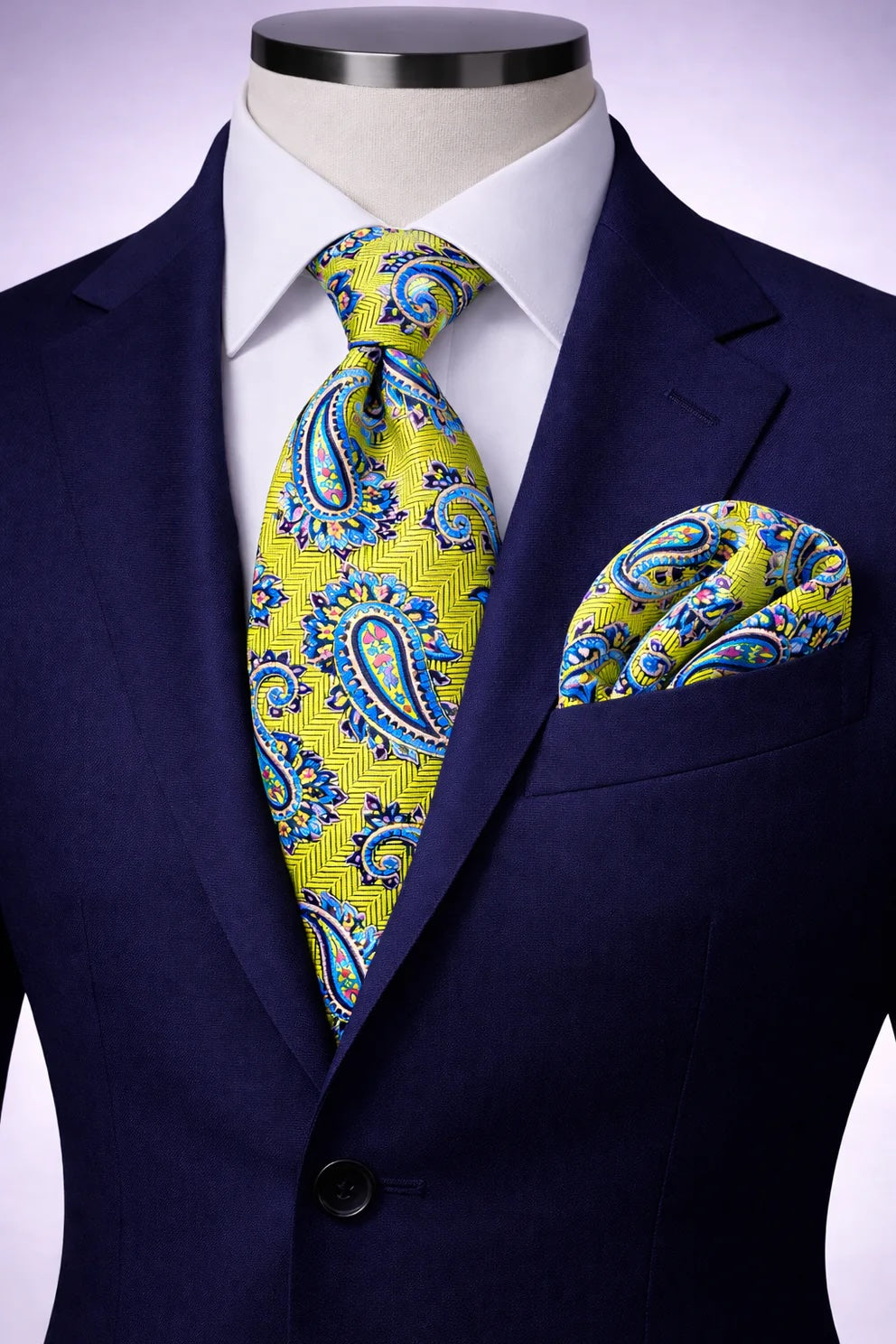 SONNY 8 | YELLOW | TIE & POCKET SQAURE