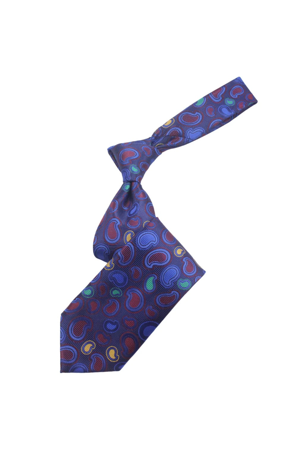 Wonderland 7 | Multi Color Navy Paisley | Tie & Pocket Square
