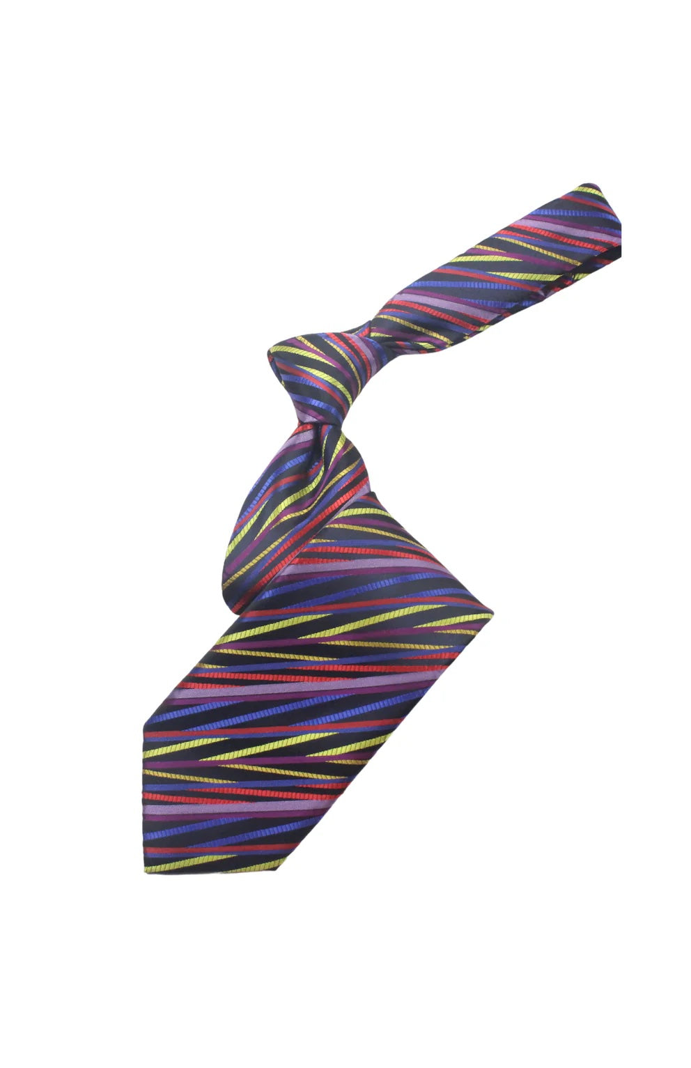 Atlantis 1 | Multi Color Black Geometric | Tie & Pocket Square
