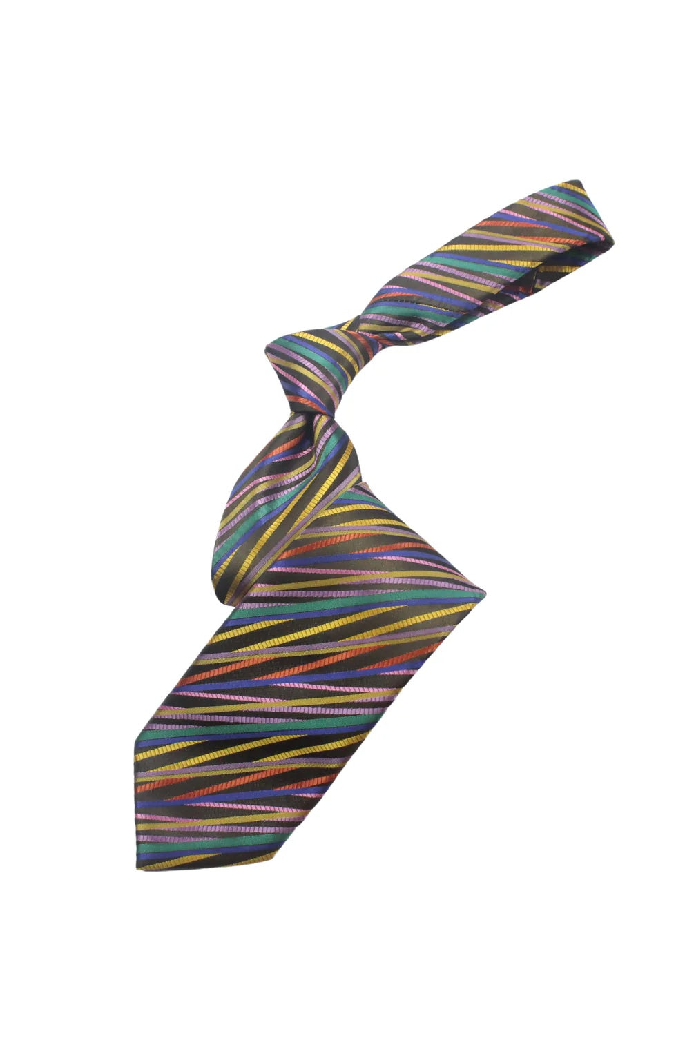 Atlantis 3 | Multi Color Brown Geometric | Tie & Pocket Square