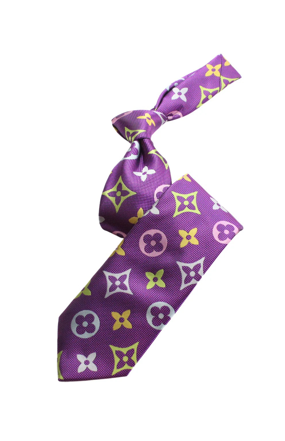 LV Multicolor 7 | Eggplant | Tie & Pocket Square