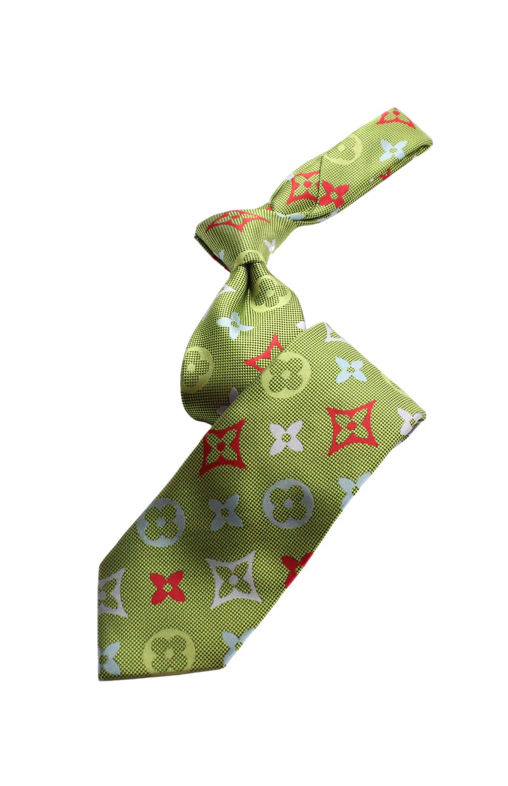 LV Multicolor 9 | Lime Green | Tie & Pocket Square
