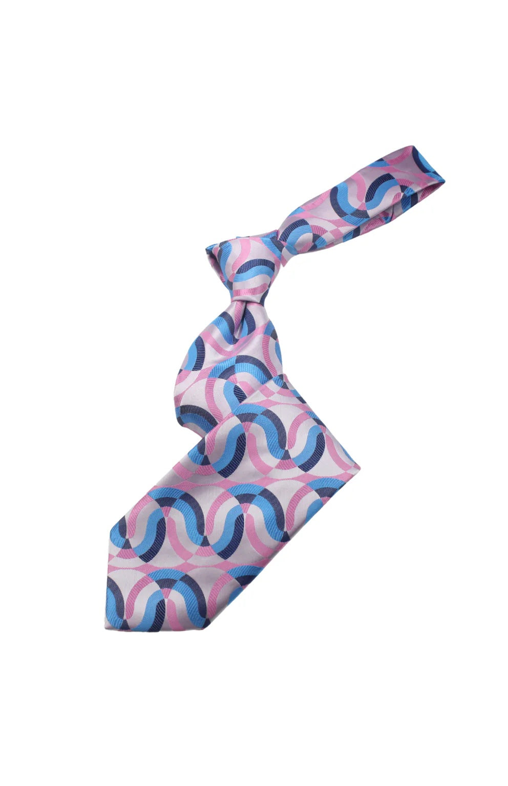 Mosque 9 | Multi Color Pink Geometric | Tie & Pocket Square