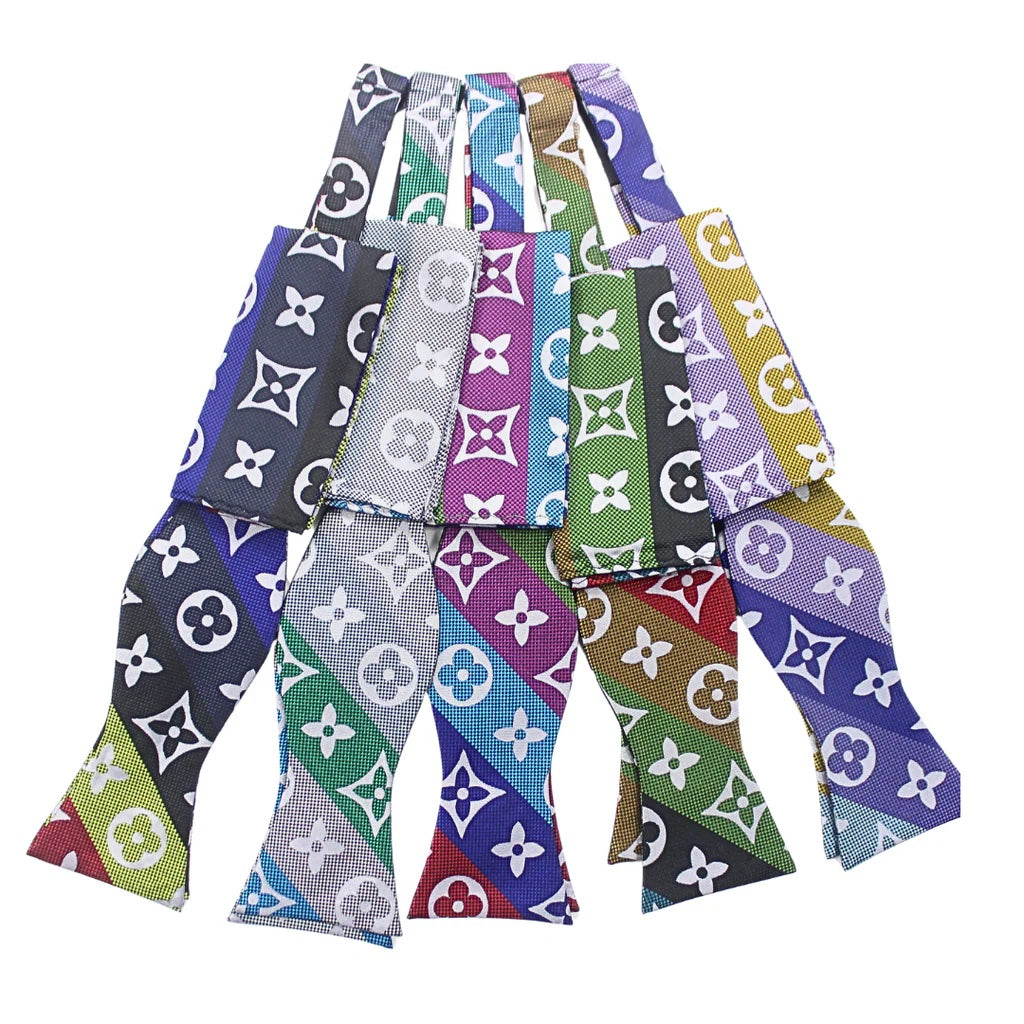 LV Stripe | Bowtie & Pocket Sqaure Collection