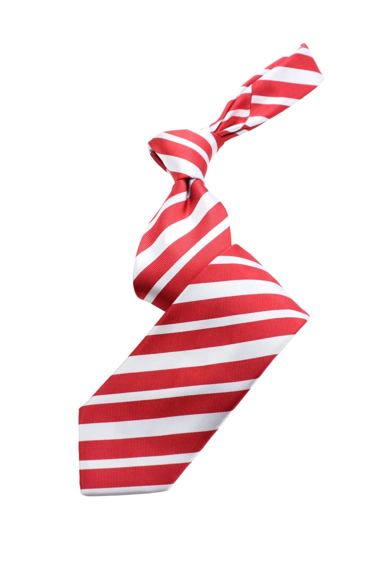 Arabian Stripe A2 | Red & White | Tie & Pocket Square