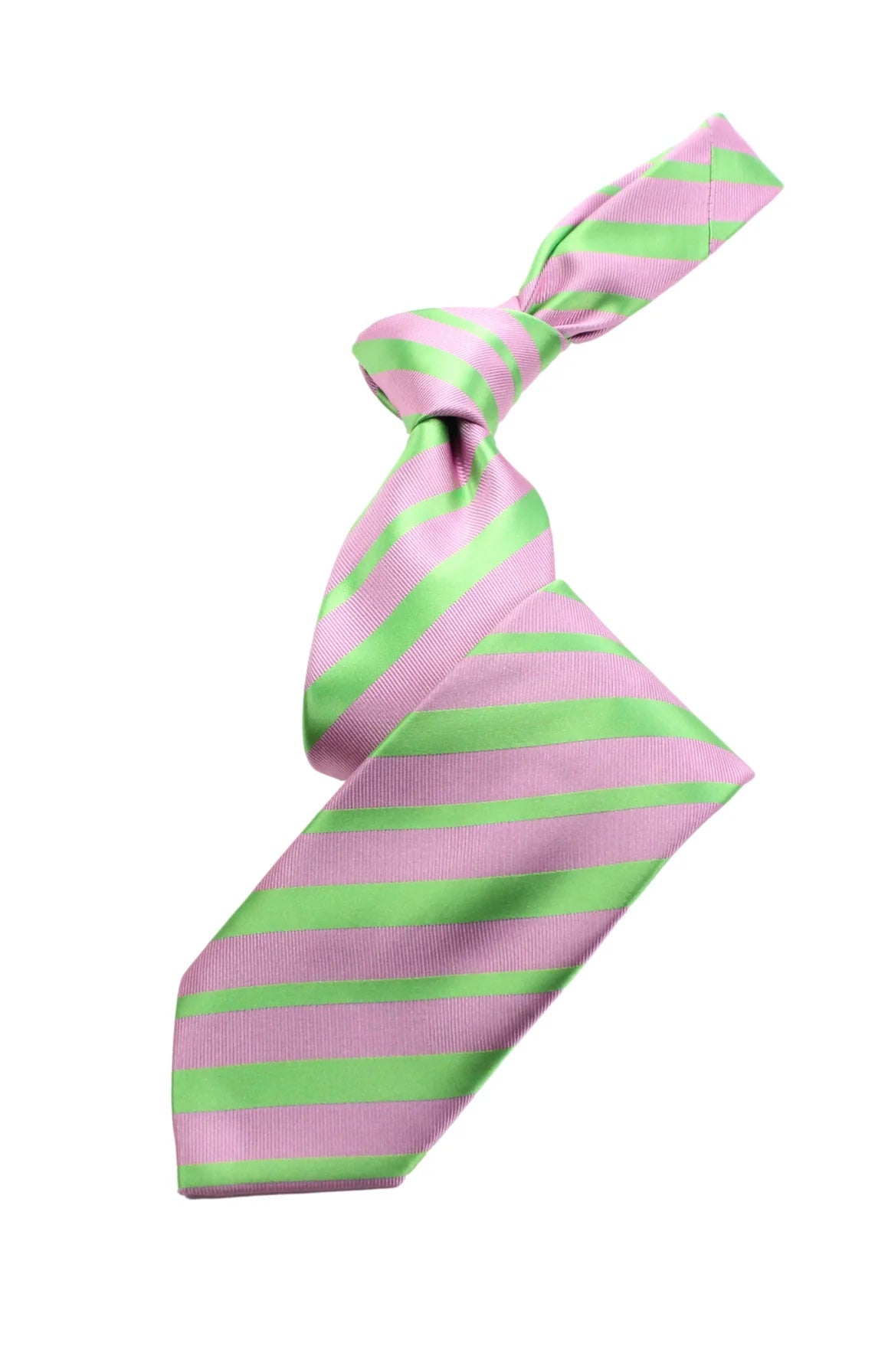 Arabian Stripe A5 | Pink & Green | Tie & Pocket Square