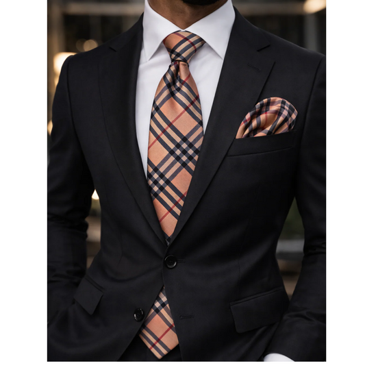Burb 1 | Brown | Tie & Pocket Square