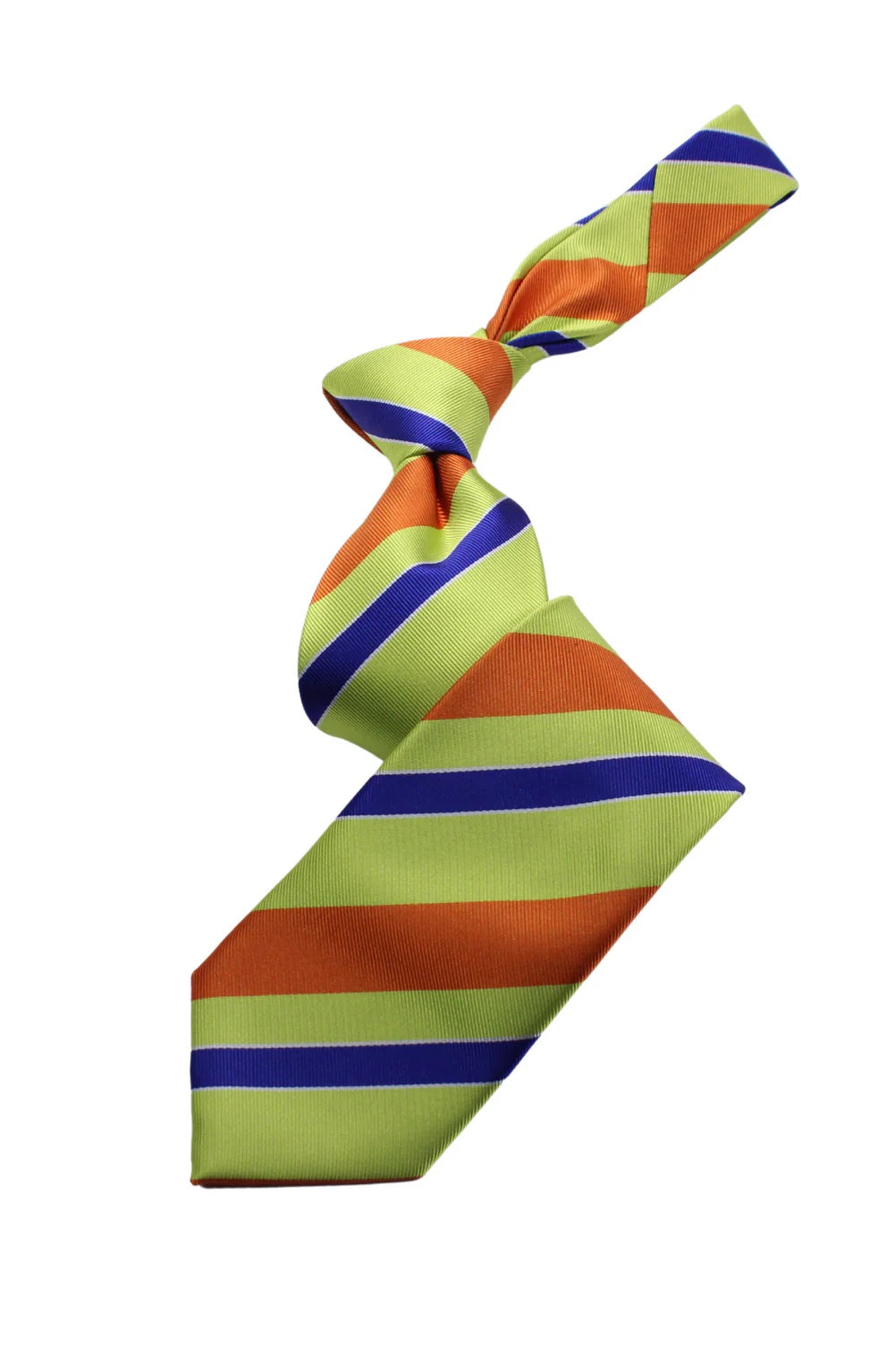 Giza Stripe A3 | Neon/Orange/Royal | Tie & Pocket Square