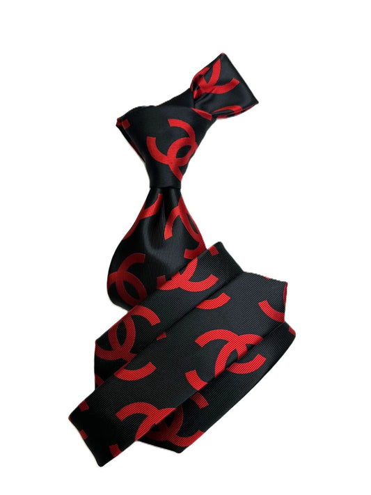 CC 4 | Black & Red | Tie & Pocket Square