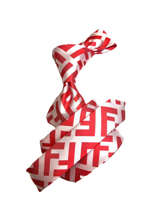 FF 5 | Red & White | Tie & Pocket Square