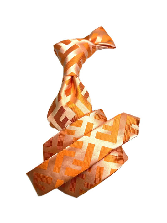 FF B2 | Orange | Tie & Pocket Square