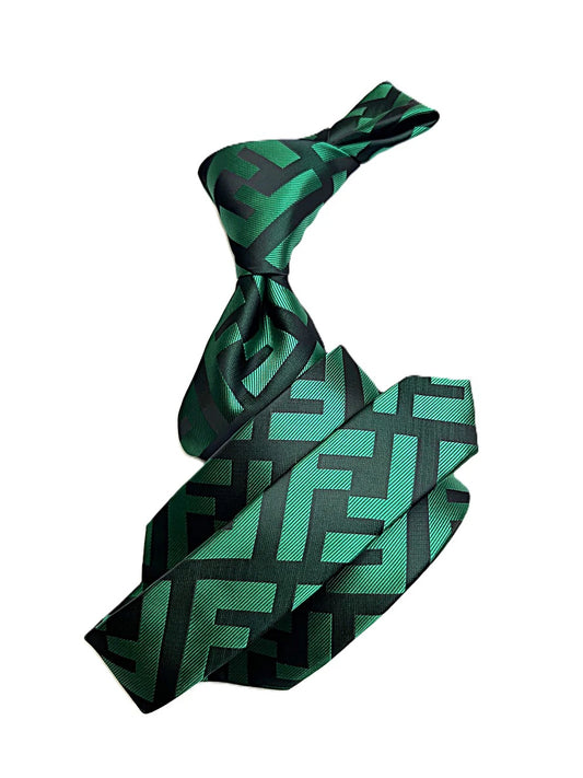 FF B7 | Money Green | Tie & Pocket Square