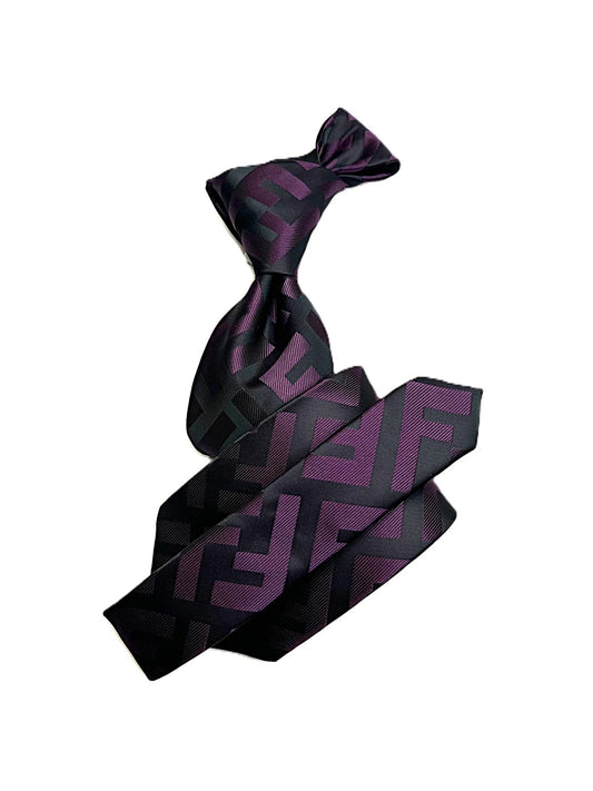 FF B8 | Plum | Tie & Pocket Square