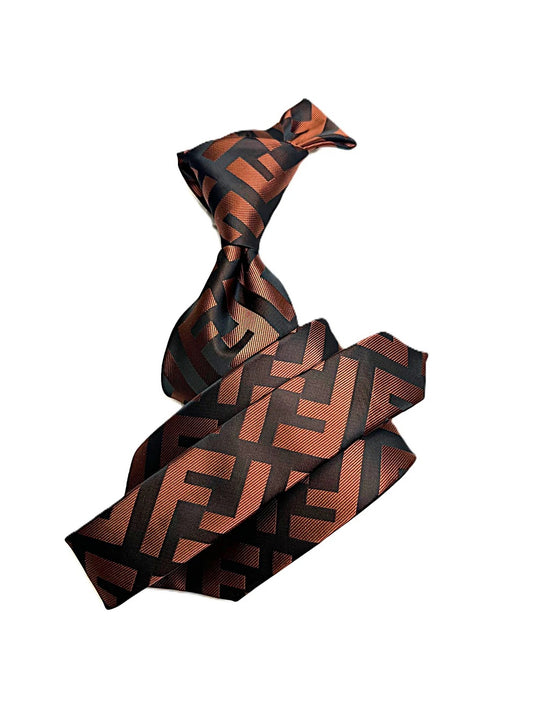 FF B9 | Rust | Tie & Pocket Square