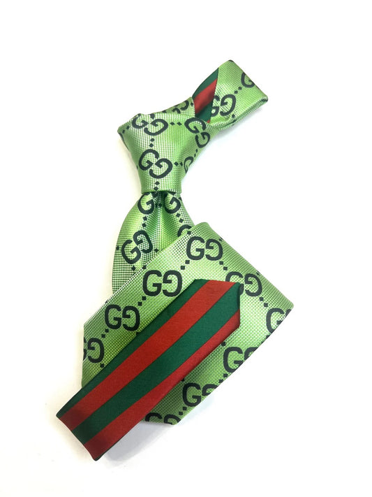 GG B15 | Lime Green | Tie & Pocket Square