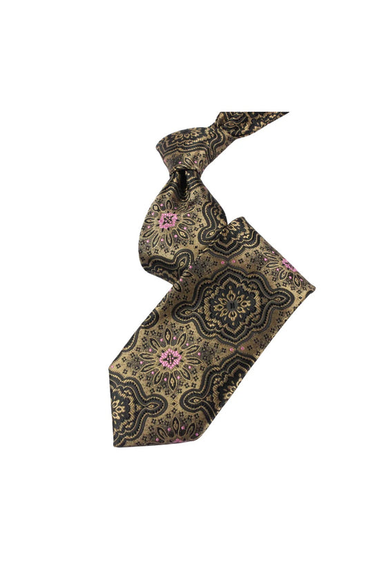 Mulliner 5 | Black & Taupe | Tie & Pocket Square