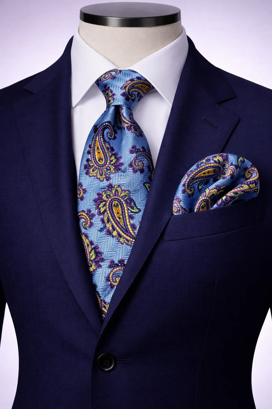 SONNY 4 | SKY BLUE | TIE & POCKET SQAURE