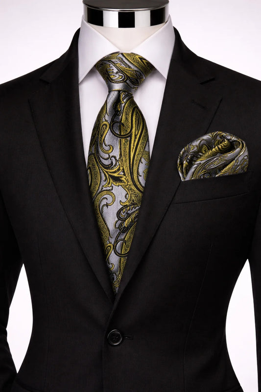 VITO 6 | YELLOW | TIE & POCKET SQUARE