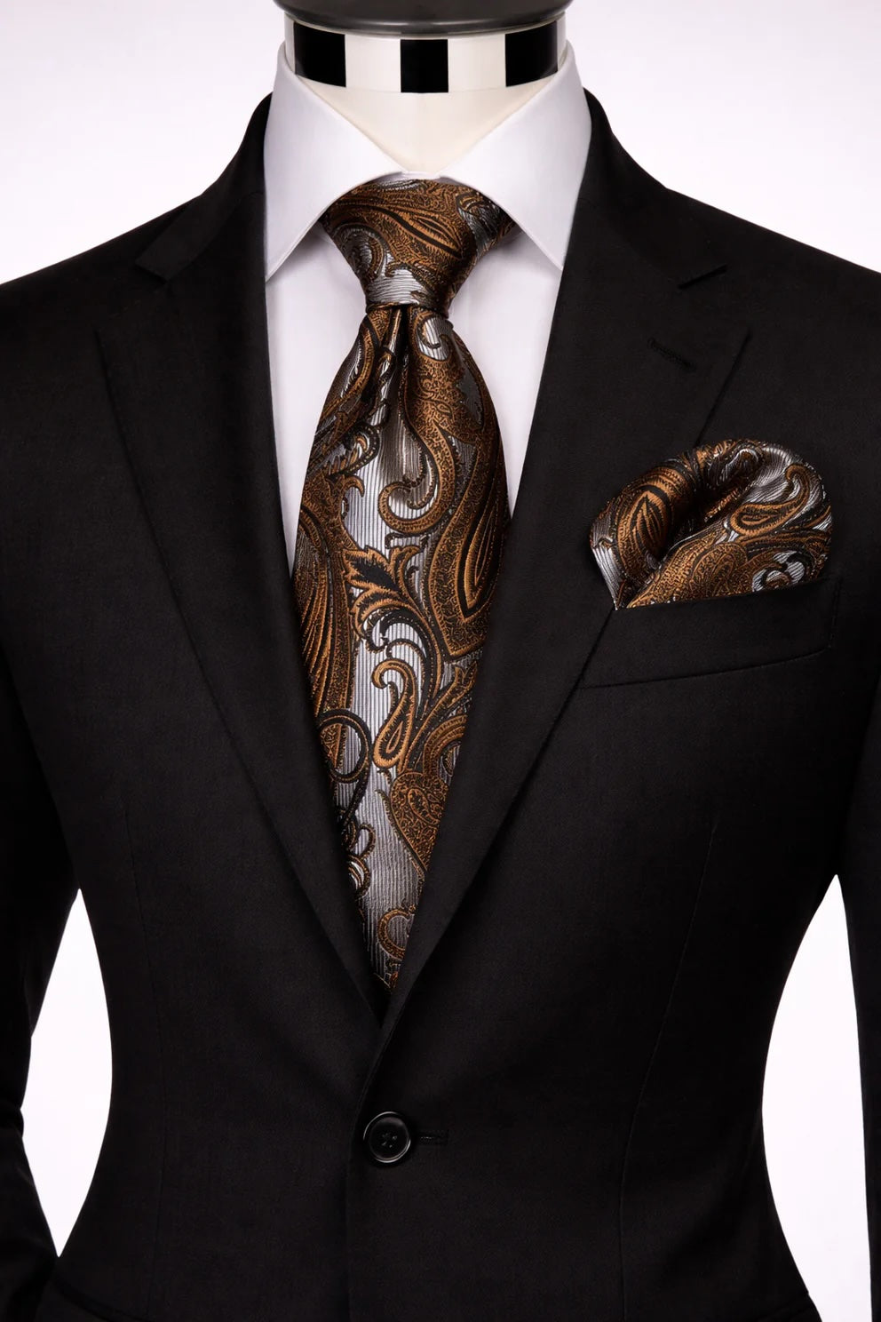 VITO 7 | RUST | TIE & POCKET SQUARE