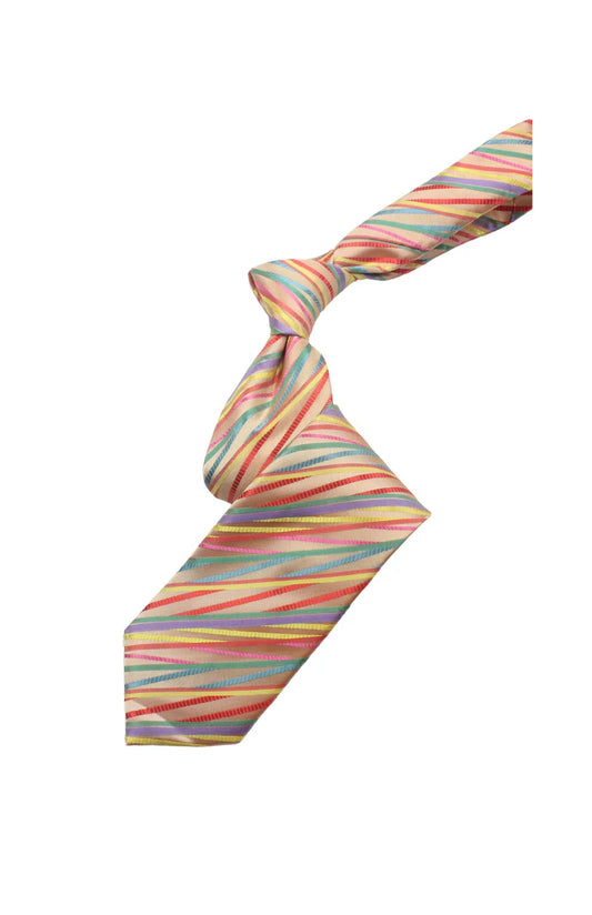 Atlantis 10 | Multi Color Taupe Geometric | Tie & Pocket Square