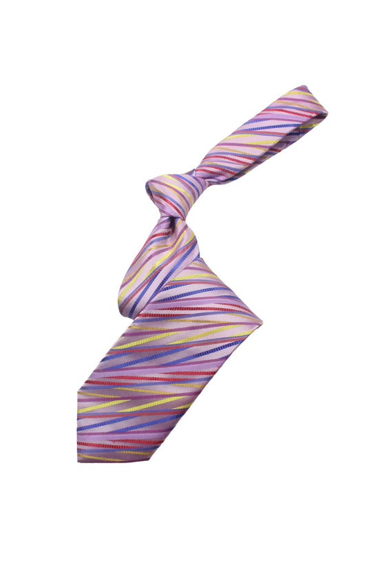 Atlantis 7 | Multi Color Lilac Geometric | Tie & Pocket Square
