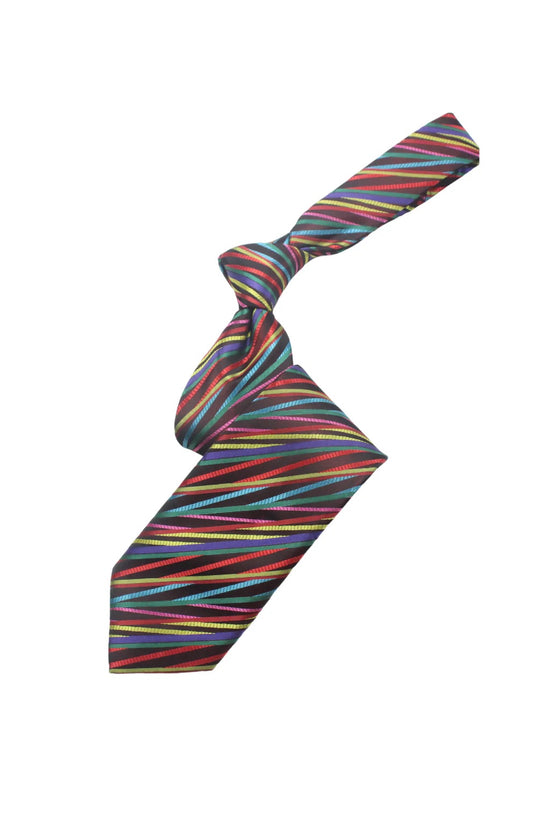 Atlantis 9 | Multi Color Wine Geometric | Tie & Pocket Square