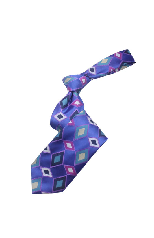 Burj Khalifa 9 | Multi Color Royal Geometric | Tie & Pocket Square