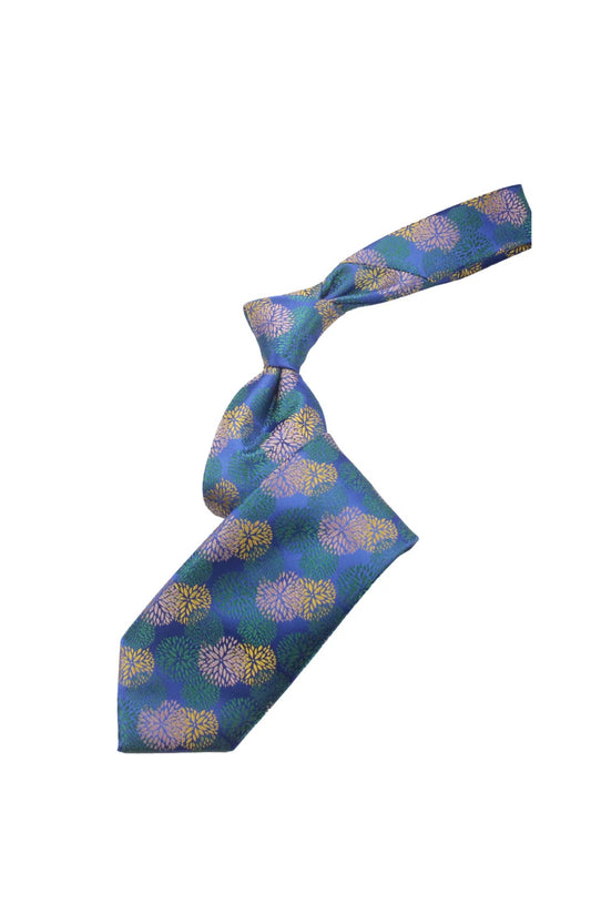 Doha 3 | Royal Green & Yellow Floral | Tie & Pocket Square