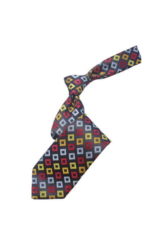 Dunes 1 | Multi Color Navy Geomteric | Tie & Pocket Square