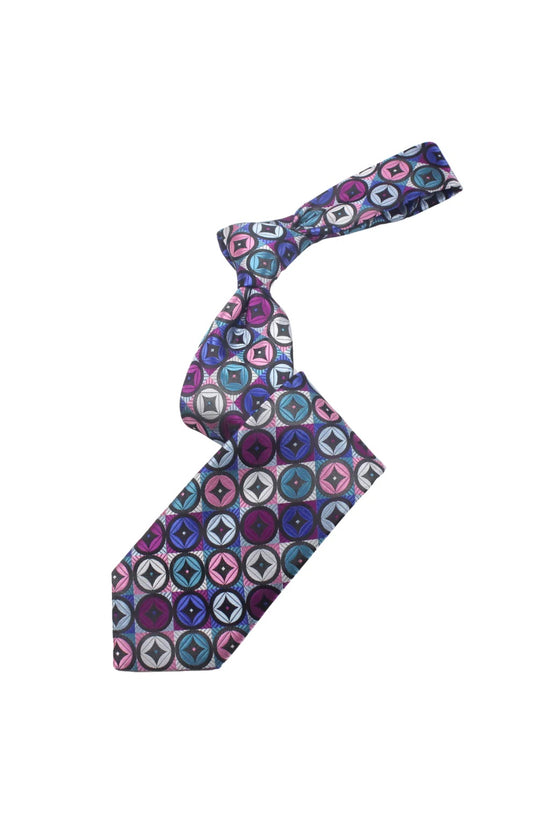 Gold Souk 3 | Multi Color Geomteric | Tie & Pocket Square