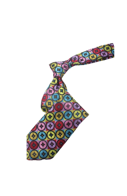 Gold Souk 6 | Multi Color Geomteric | Tie & Pocket Square