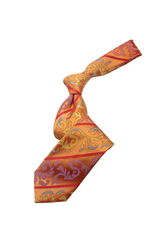Jumeirah 3 | Multi Color Orange Floral | Tie & Pocket Square
