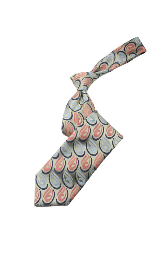 Qatar 6 | Multi Color Champagne Floral | Tie & Pocket Square