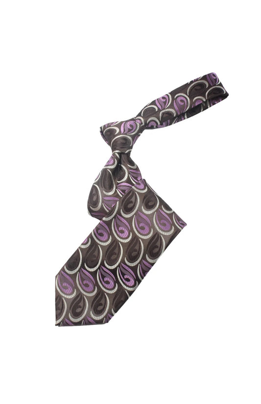 Qatar 7 |Chocolate & Pink Floral | Tie & Pocket Square